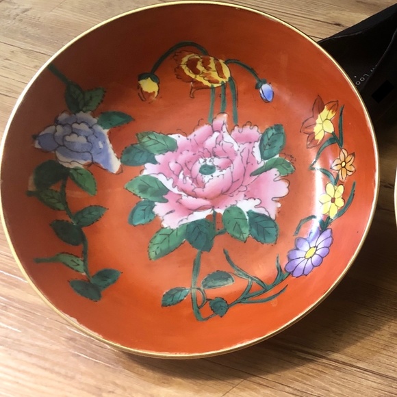 Mid 20th Century Chinese Blossom Enamel Brass Encased Bowl - Picture 2 of 16
